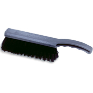 COUNTER BRUSH 8" FLAGGED PLASTIC BK 6/CS